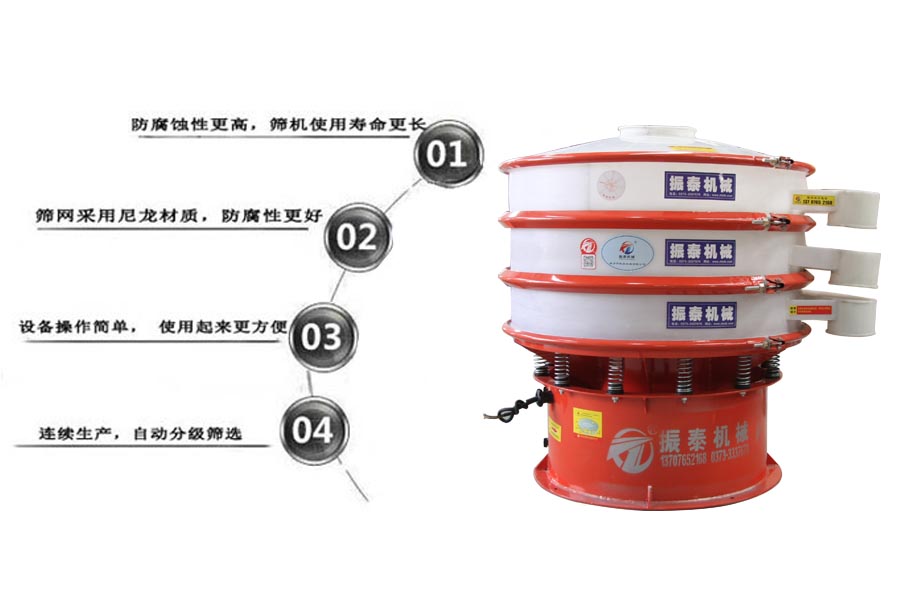 偏鈦酸防腐塑料材質(zhì)振動篩